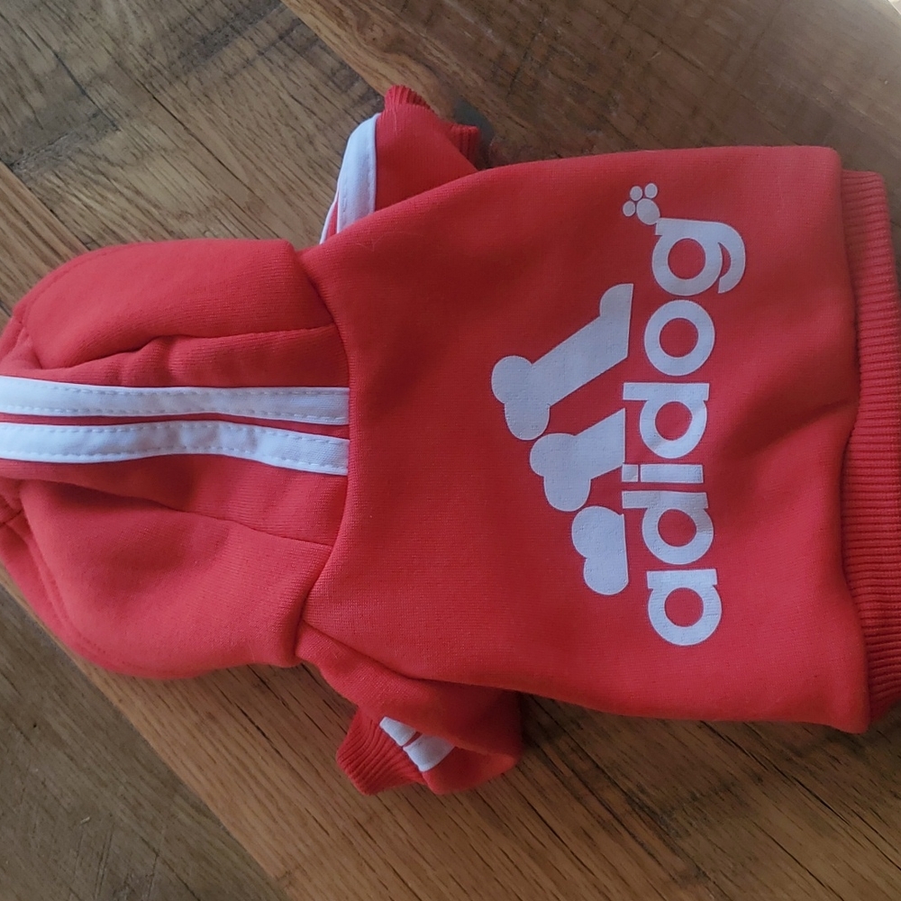 Adidas Adidog small dog hoodie
